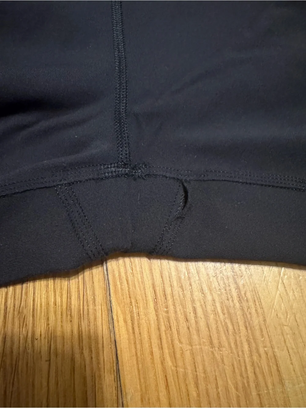 lululemon athletica Black Women's Leggings with Mesh Hem